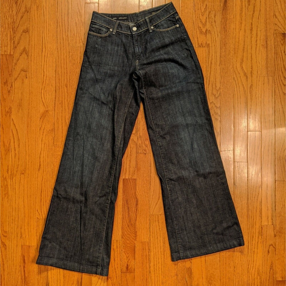 Citizen of Humanity Size 28 Garbo Palazzo Style 1011-099 Dark Wash Jeans